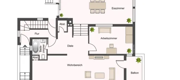 10غرفة عقار تجاري في Westend, Germany رقم 90379 2