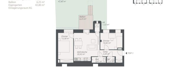 3 rooms Apartment in Simmering, Austria No. 135724 14