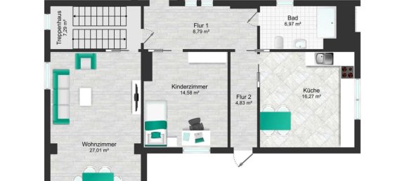 4 rooms House in Wittenberg, Germany No. 349687 24