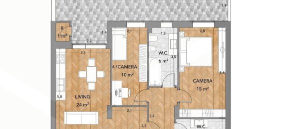 4 rooms Apartment in Marino, Italy No. 20802 4