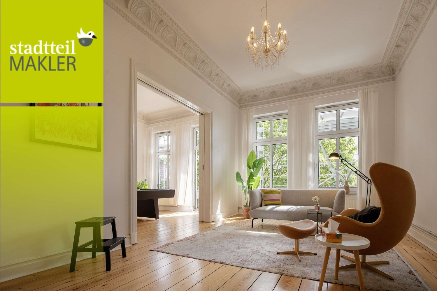 5 rooms Apartment in Eimsbuttel, Germany No. 367256