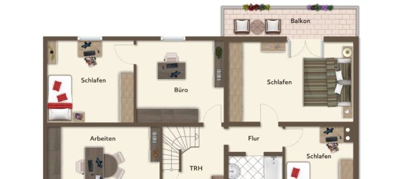 Дом с 8 комнатами в Рейн-Зиг, Германия № 233017 14