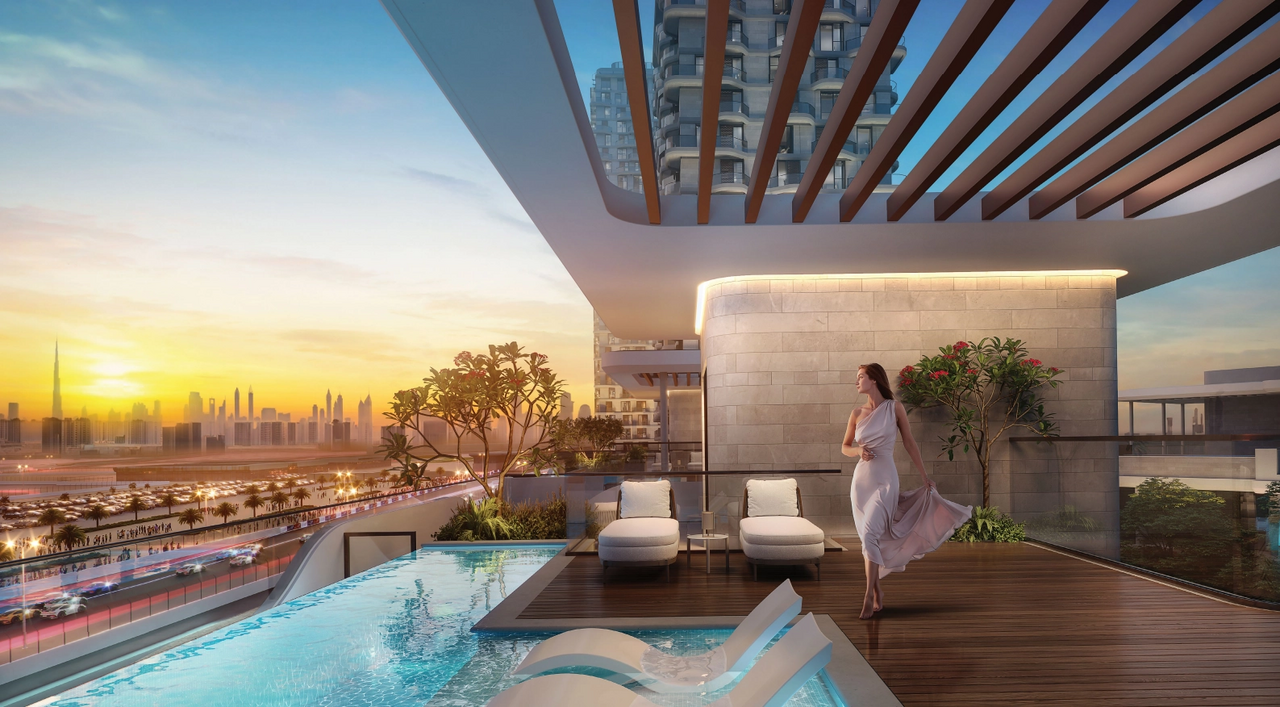 Квартира с 1 спальней в Дубай, ОАЭ № 96343