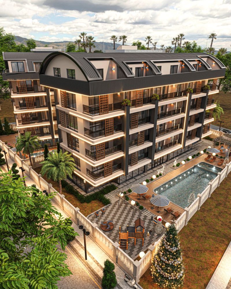 Wohnung 1+1 in Oba, Turkey, Nr. 10592