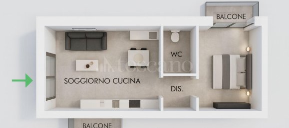 Apartamento de 2 habitaciónes en Ospitaletto, Italy No. 331945 35