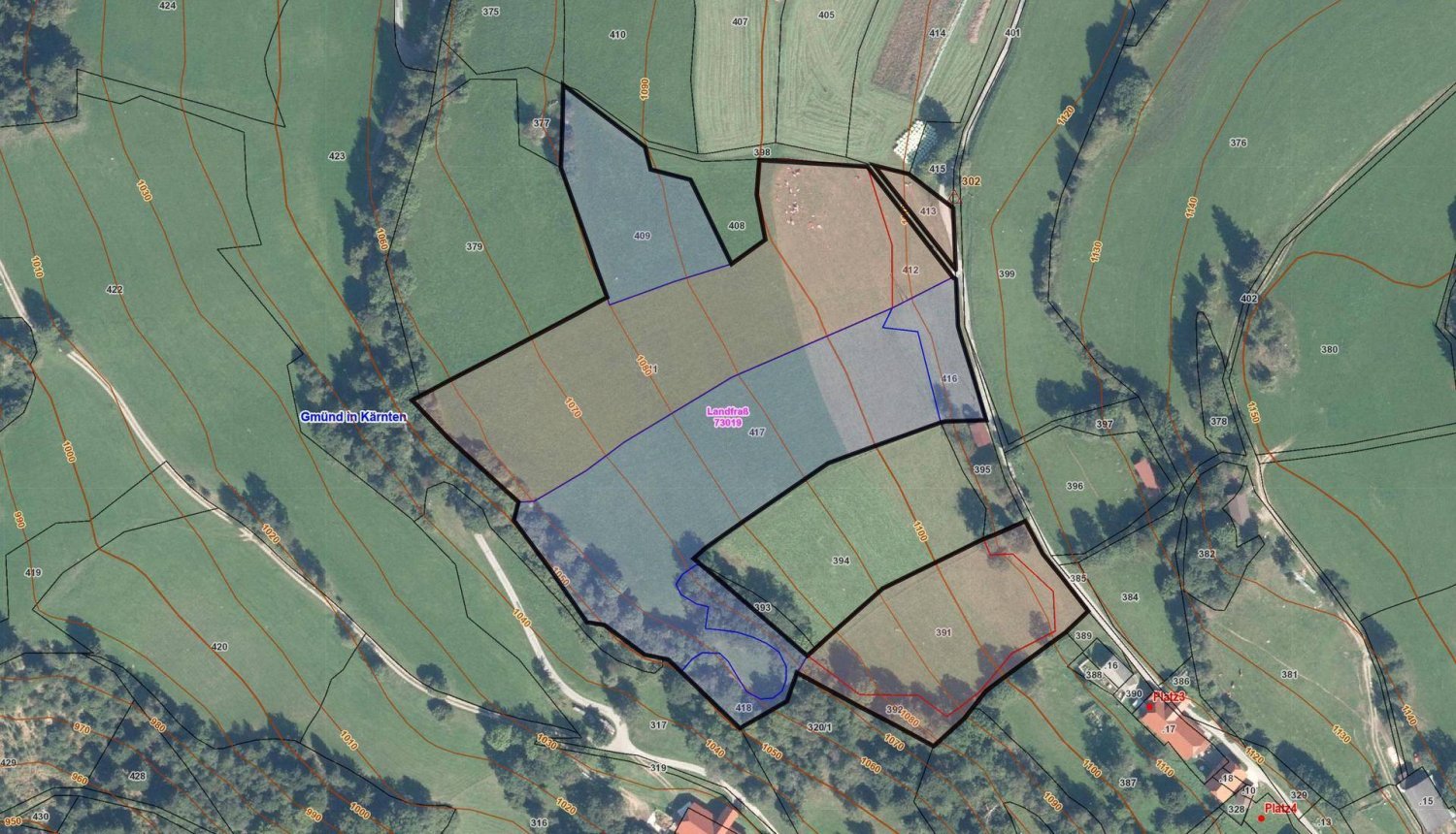 35878m² Land in Gmund in Karnten, Austria No. 161150