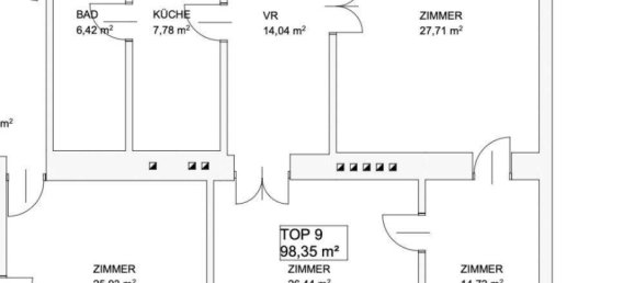 3-salle Appartement à Vienna, Austria No. 32290 8