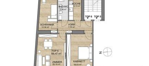 3 rooms Apartment in Wahring, Austria No. 176396 20