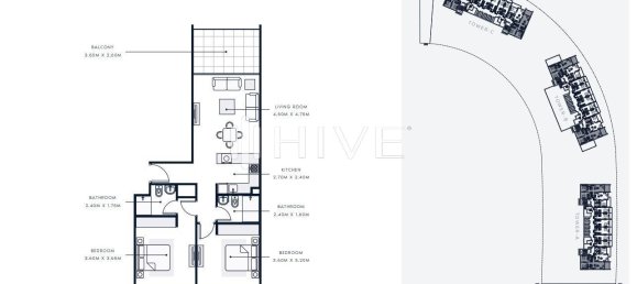 1 bedroom Apartment in Meydan, UAE No. 42212 9
