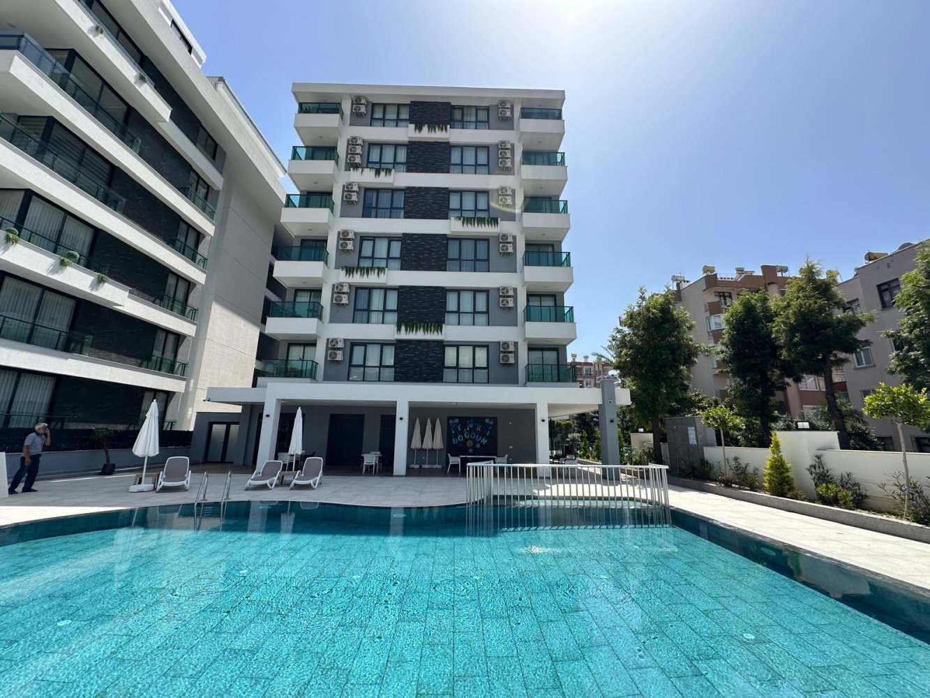 Квартира с 2 комнатами в Аланья, Турция № 42598