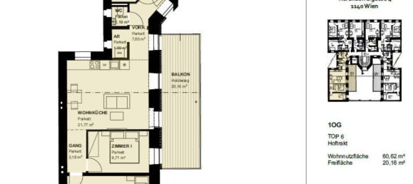 3 rooms Apartment in Penzing, Austria No. 181679 14