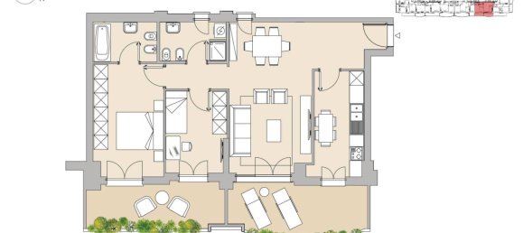 Квартира с 2 спальнями в Сесто Сан Джованни, Италия № 56334 25