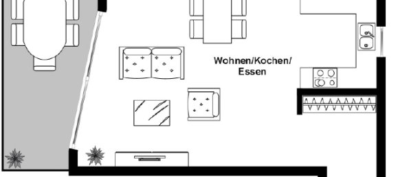 2 rooms Apartment in Ravensburg, Germany No. 68577 2