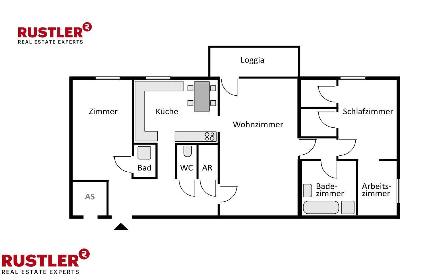 Apartamento de 4 habitaciónes en Linz, Austria No. 243892