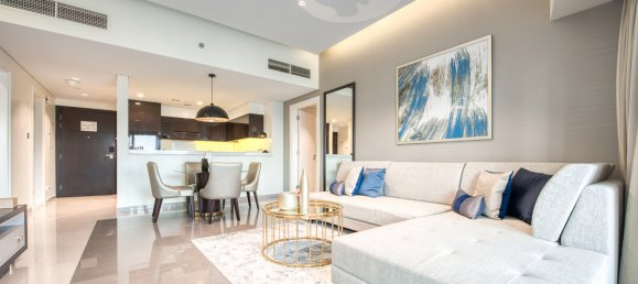 Квартира с 2 спальнями в DAMAC MAISON MAJESTINE, Даунтаун Дубай (Даунтаун Бурдж Дубай), ОАЭ № 57981 3