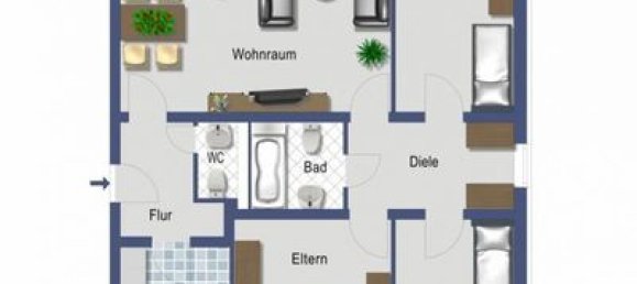 4-Zimmer Wohnung in Düsseldorf, Germany, Nr. 40139 3