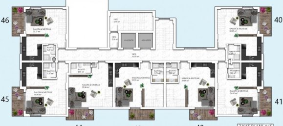 Apartment 7+1 in Avsallar, Turkey No. 13930 23