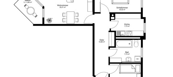 3-Zimmer Wohnung in Rosenheim, Germany, Nr. 338318 12