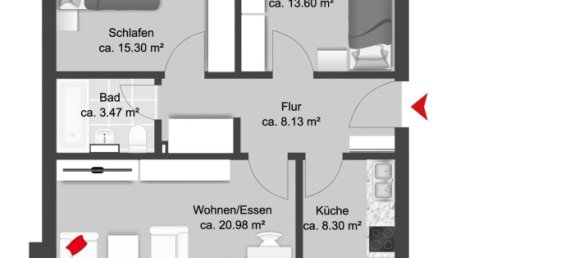 3 rooms Apartment in Munich, Germany No. 209058 11