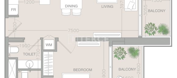 2 dormitorios apartamento en venta en Jumeirah Village Triangle, Dubai, UAE № 188857 4