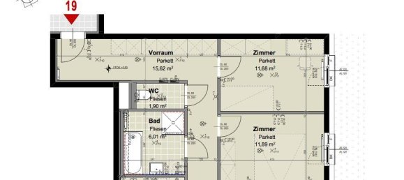 3 rooms Apartment in Vienna, Austria No. 161484 9