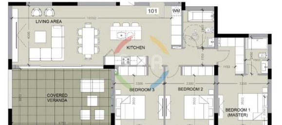 3 bedrooms Apartment in Kato Polemidia, Cyprus No. 21364 2