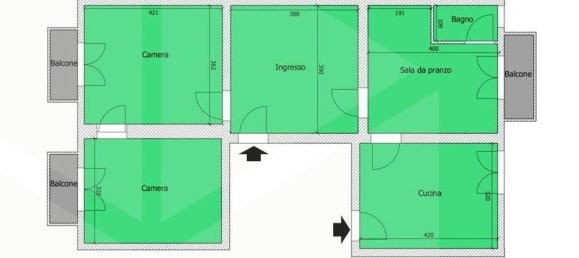 4-Zimmer Wohnung in Bari, Italy, Nr. 21091 21