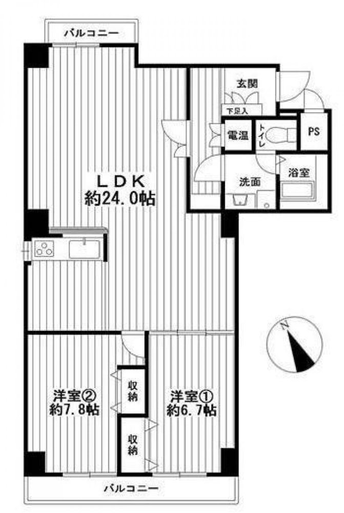 Apartamento T2 em Kosaka, Japan N.º 3498
