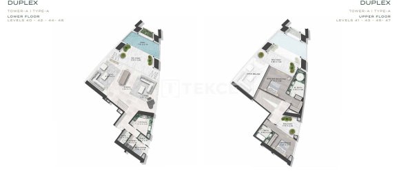 4 Schlafzimmer Wohnung in Al Safa, UAE, Nr. 111540 30