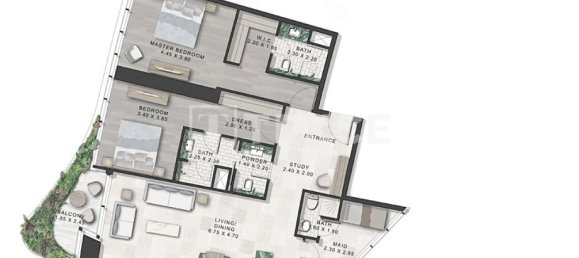 4 Schlafzimmer Wohnung in Al Safa, UAE, Nr. 111540 29