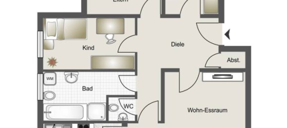 3 غرف نوم شقة في Waldshut, Germany رقم 290266 19