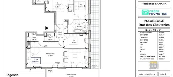 3 chambres Appartement à Maubeuge, France No. 51044 4