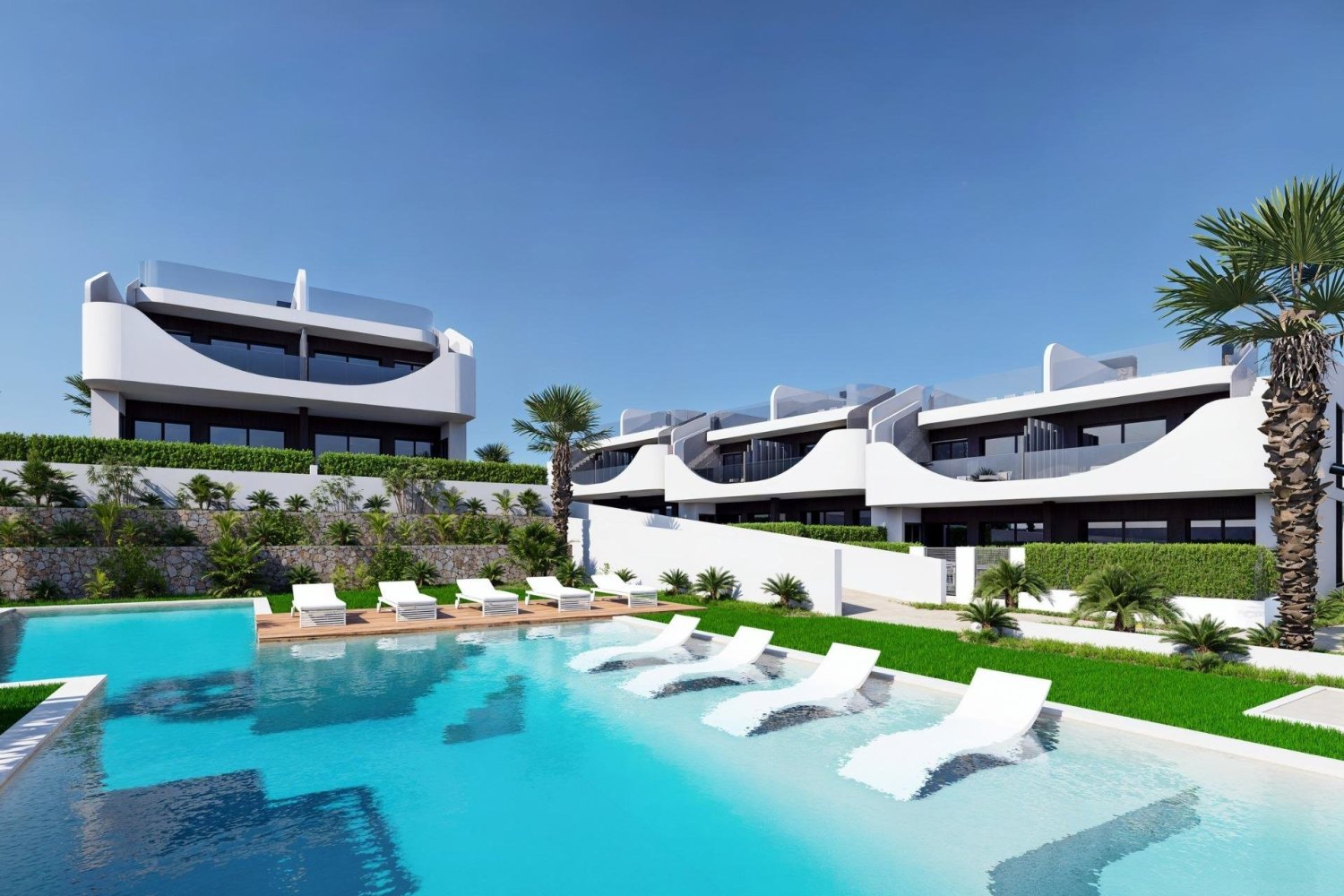 Бунгало с 2 спальнями в Сан-Мигель-де-Салинас, Испания № 287180