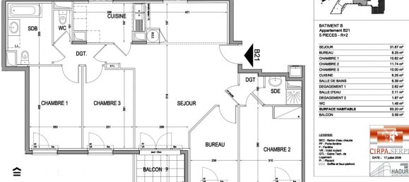 3 غرف نوم شقة في Nanterre, France رقم 347124 18