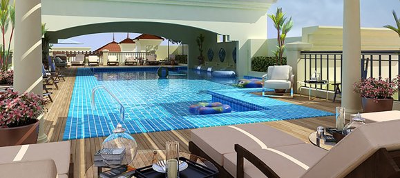 Квартира с 1 спальней в PANTHEON BOULEVARD, Джумейра Вилладж Серкл, ОАЭ № 58122 5