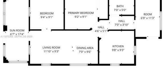 2 Schlafzimmer Villa in Miami, USA, Nr. 615202 12