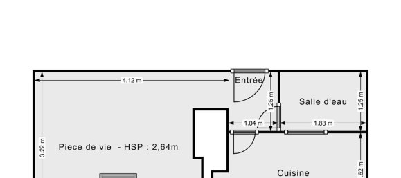 Studio in Paris, France, Nr. 182349 7