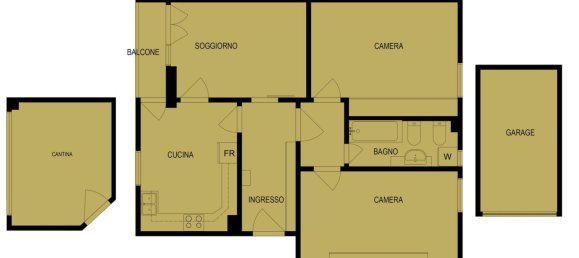 Apartamento de 3 habitaciónes en Tradate, Italy No. 223485 40