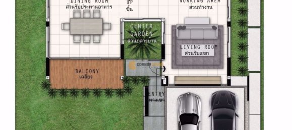 Кафе / ресторан с 3 спальнями в Банг Ламунг, Таиланд № 4941 2