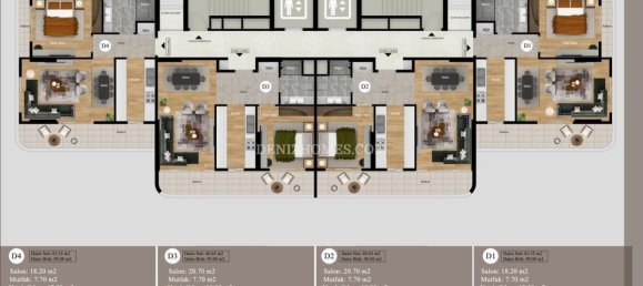 2-salle Villa à Erdemli, Turkey No. 31761 7