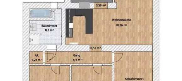 3 chambres Appartement à Eggenberg, Austria No. 105464 10