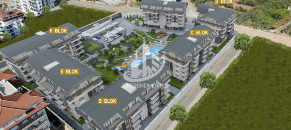 شقة 1+1 في Oba, Turkey رقم 493 4