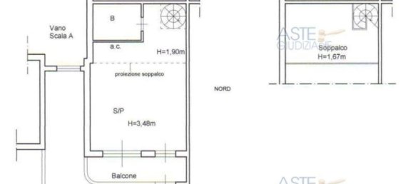 2 rooms Duplex in Rome, Italy No. 189920 23