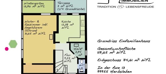 3 غرف نوم منزل في Unstrut-Hainich-Kreis, Germany رقم 368034 47