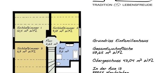 3 غرف نوم منزل في Unstrut-Hainich-Kreis, Germany رقم 368034 48