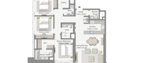 3 bedrooms Apartment in CREEK GATE, Dubai Creek Harbour (The Lagoons), UAE No. 59197 11