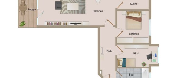 2 bedrooms Apartment in Dresden, Germany No. 112619 5