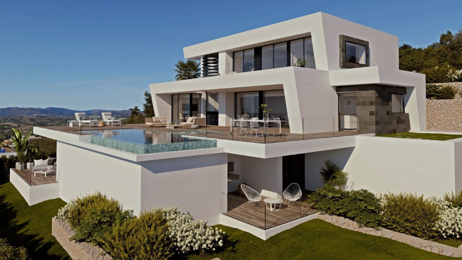 4 غرف نوم فيلا في Benitachell, Spain رقم 95793