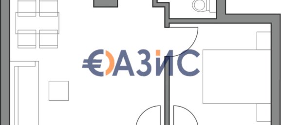 1 chambre Appartement à Obzor, Bulgaria No. 435 15