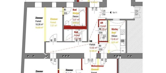 4 rooms Apartment in Josefstadt, Austria No. 44435 11